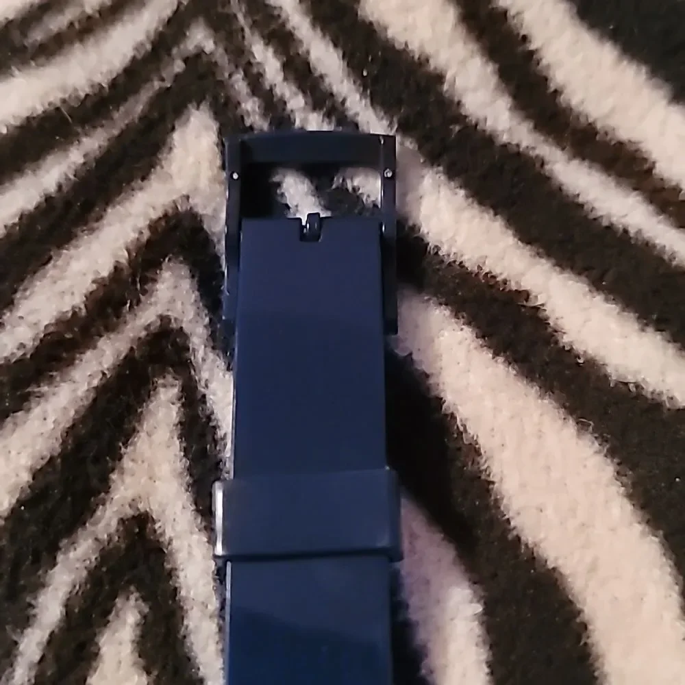 New Planters Peanuts Promotional‎ Watch Wristwatch Analog Blue Band Clear Case
